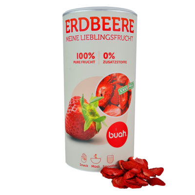 Verpackung Buah Erdbeere Dose